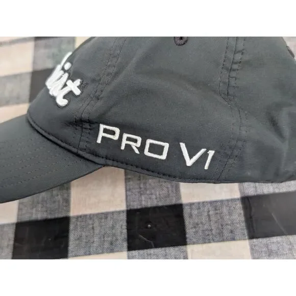 Titleist PRO V1 FootJoy Hat Black One Size Fits All - Picture 4 of 10